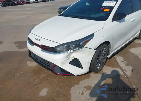 2022 Kia Forte Gt-Line из США, поврежденный, VIN 3KPF54AD6NE480953